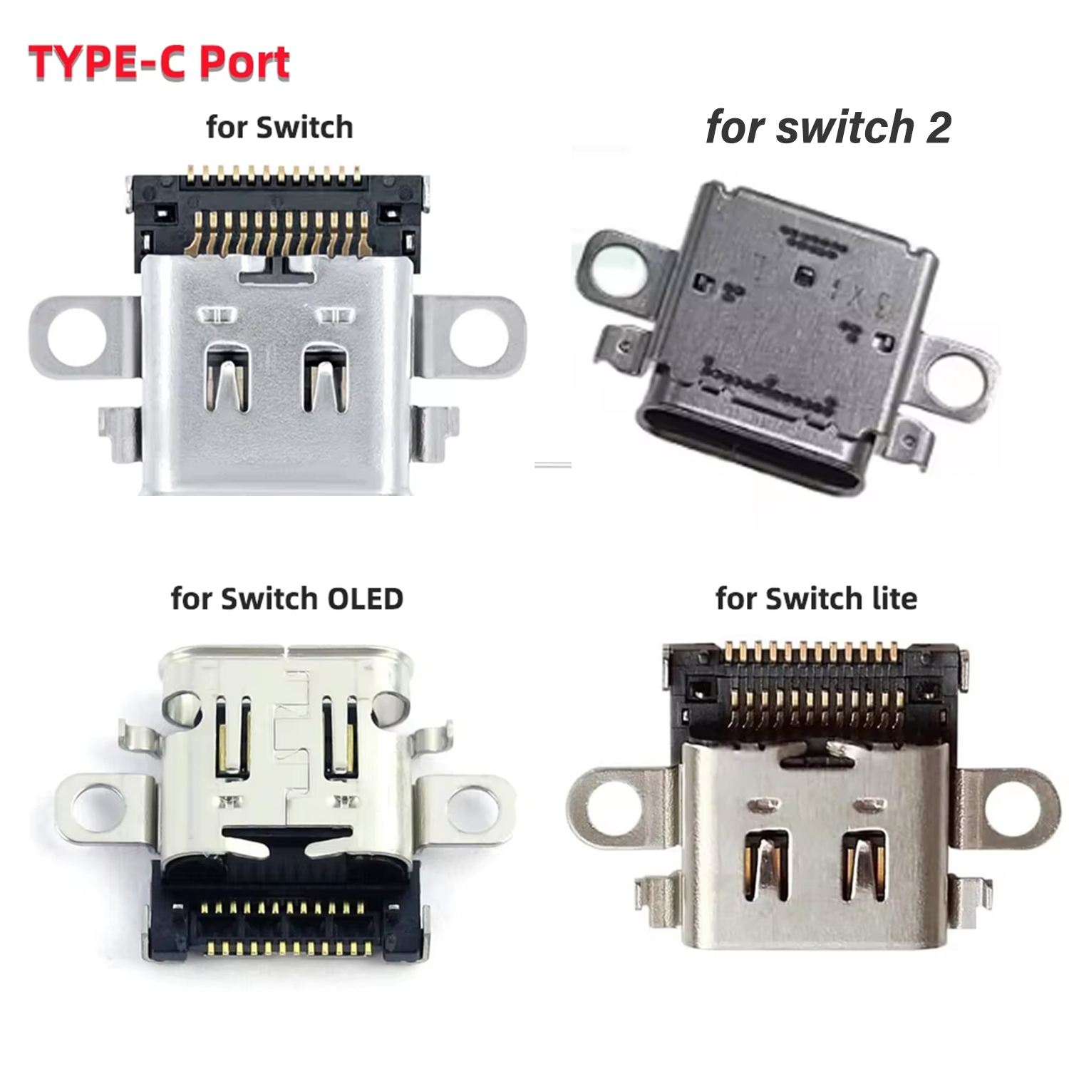 Nintendo Switch Case - Replacement Type C Port Charging Port