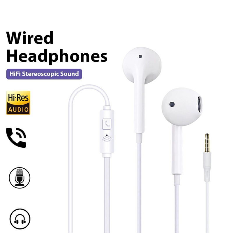 Gaming Headset Wired - 3.5mm Wired Earphone In Ear Headset