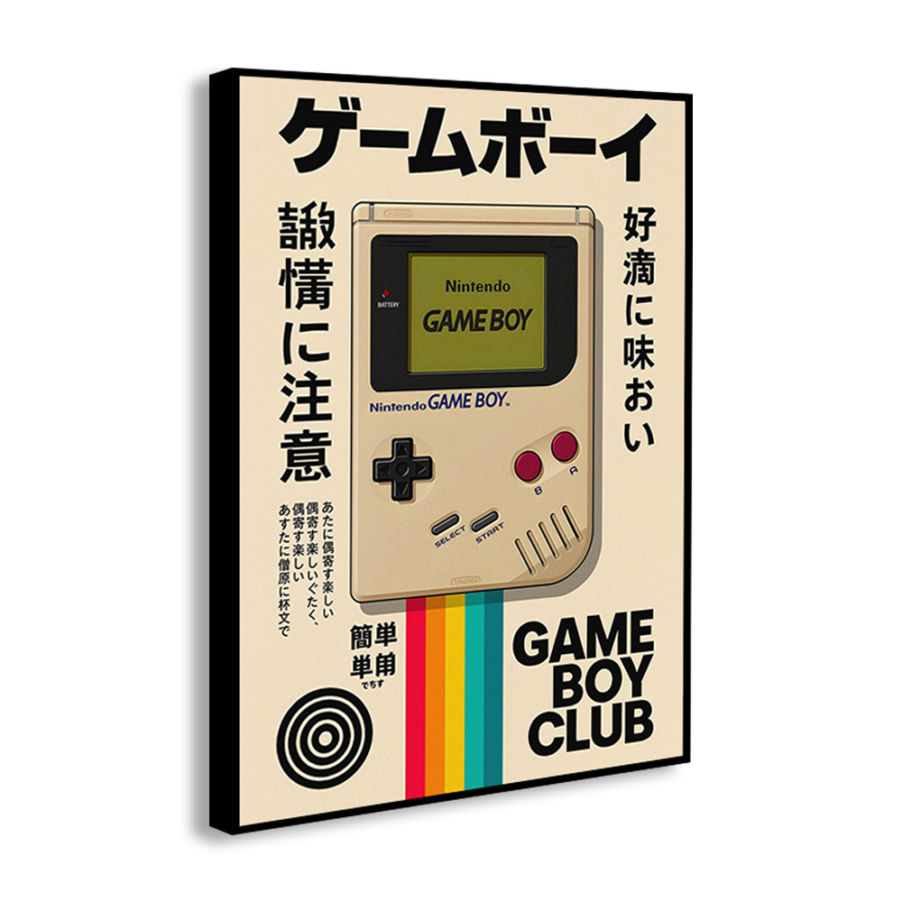 Vintage Gaming Console Canvas  - đánh giá và giá Gaming Console Room