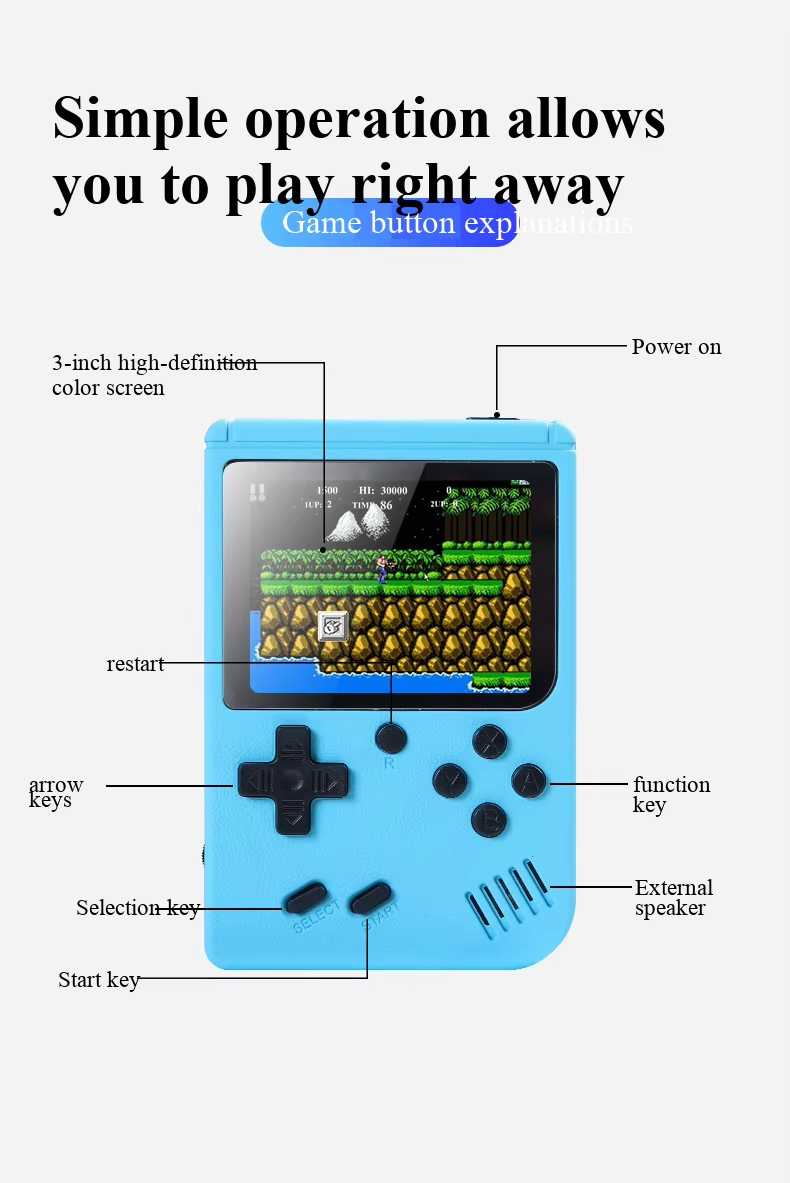 400 In 1 MINI Games Handheld G - đánh giá và giá Gaming Console All In One