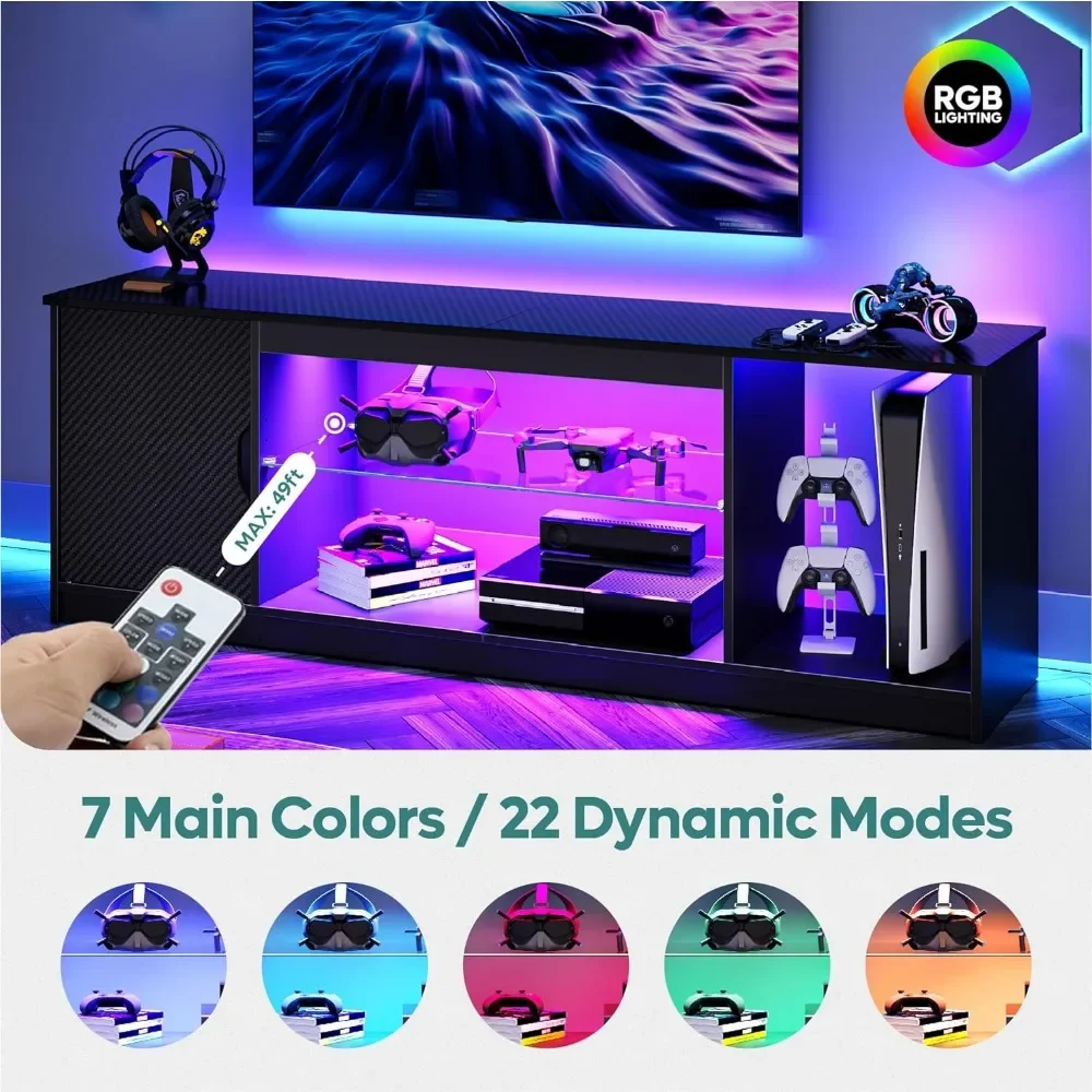 Bestier Led Entertainment Cent - đánh giá và giá Gaming Console Room