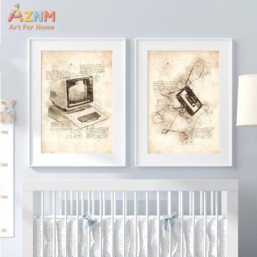 AZNM Vintage Game Console Sket - đánh giá và giá Gaming Console Room