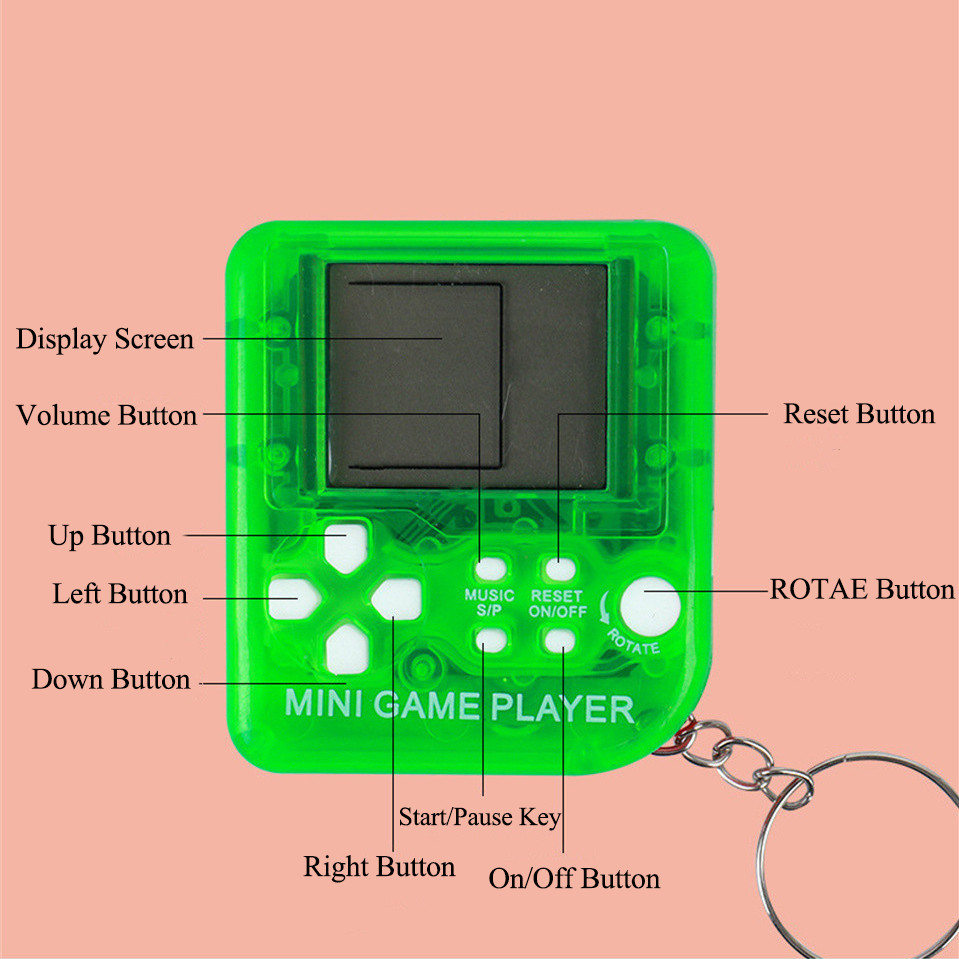 GAMINJA Retro Mini Handheld Ga - đánh giá và giá Gaming Console For 10 Year Old