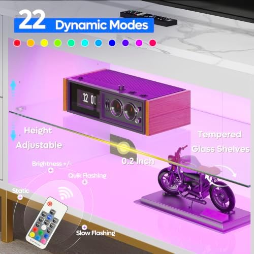 TV Stand for 75/80/85 inch TVs - đánh giá và giá Gaming Console Room