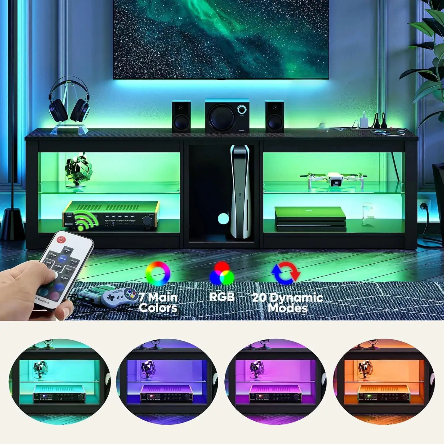 Entertainment Center for PS5 T - đánh giá và giá Gaming Console Room