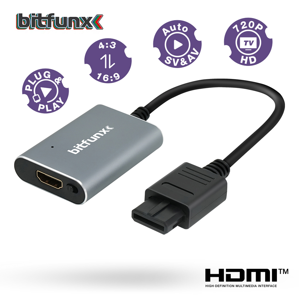 Bitfunx 720P HDMI™ Adapter S-v - đánh giá và giá Gaming Console All In One